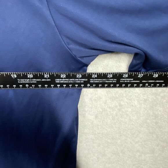 Hanes Polo Mens Sz XL Navy Cool DRI Performance Short Sleeve Shirt 3 Button - Picture 5 of 7